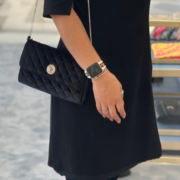 Versace Velvet+Lamb Leather Crossbody NWT! With COA - Picture 11 of 11